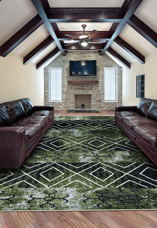 LYCRA EF02A GREEN ANTRASIT 1 carpet-room
